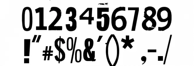 Hit me, punk! 05 Font OTHER CHARS