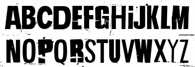 Hit me, punk! 05 Font LOWERCASE