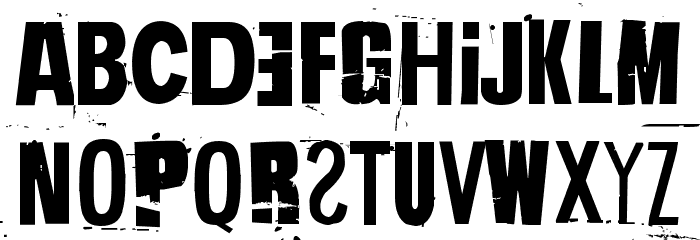 Hit me, punk! 06 Font LOWERCASE