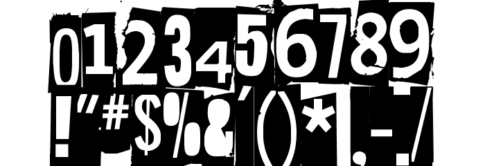 Hit me, punk! 13 Font OTHER CHARS