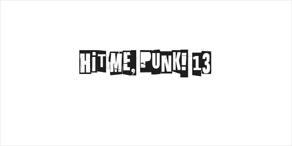 Hit me, punk! 13 Logo