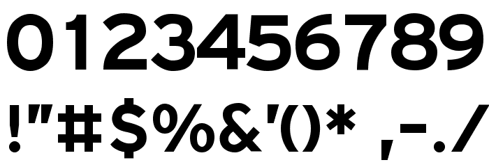 Hit the Road Regular Font OTHER CHARS