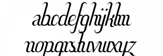 Hitalica 字体 小写