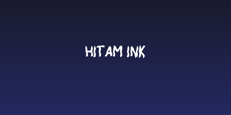 Hitam Ink Social Header