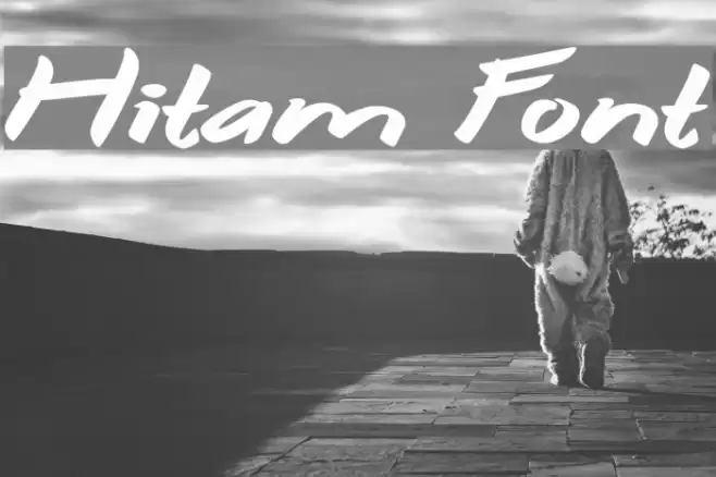 Hitam Font examples