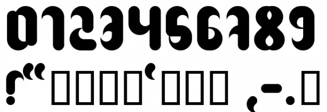 Hitch Font OTHER CHARS