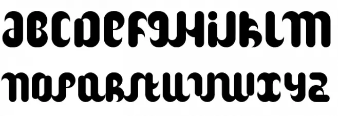 Hitch خط أحرف صغيرة