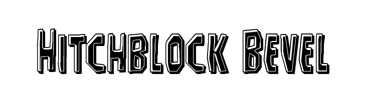 Hitchblock Bevel  免费字体下载