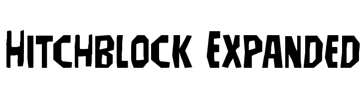 Hitchblock Expanded  Frei Schriftart Herunterladen