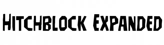 Hitchblock Expanded  baixar fontes gratis