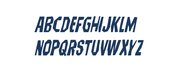 Hitchblock Italic Lowercase