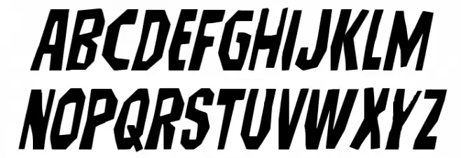Hitchblock Italic خط أحرف صغيرة