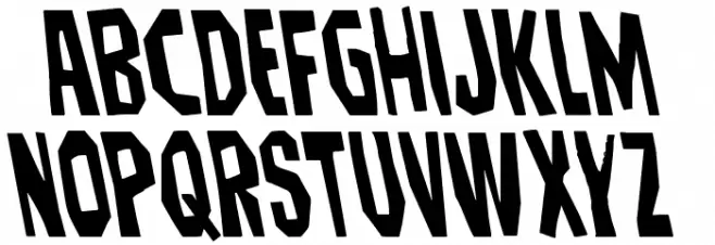 Hitchblock Leftalic Шрифта ВЕРХНИЙ