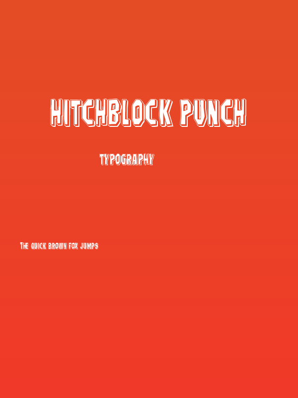 Hitchblock Punch Poster