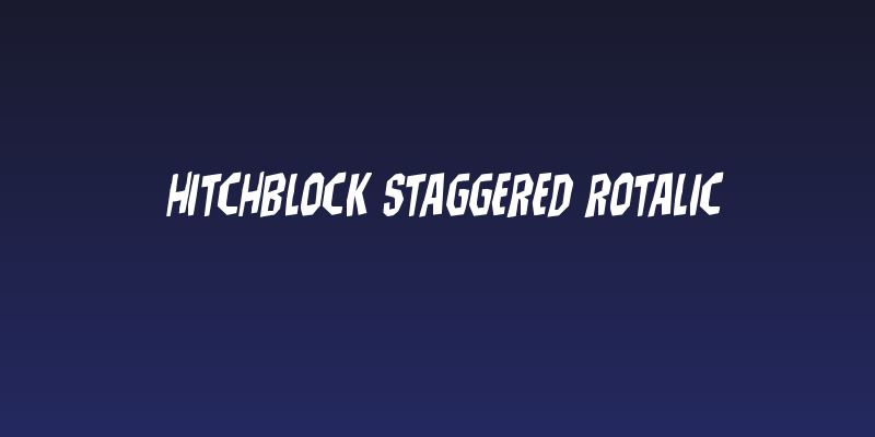 Hitchblock Staggered Rotalic Social Header