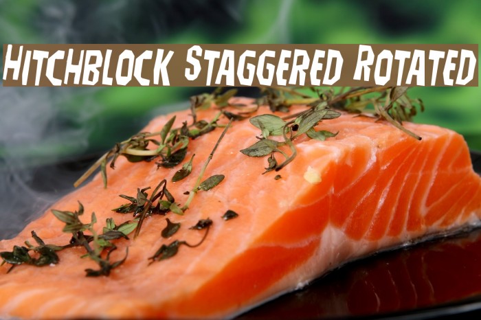 Hitchblock Staggered Rotated Example 2