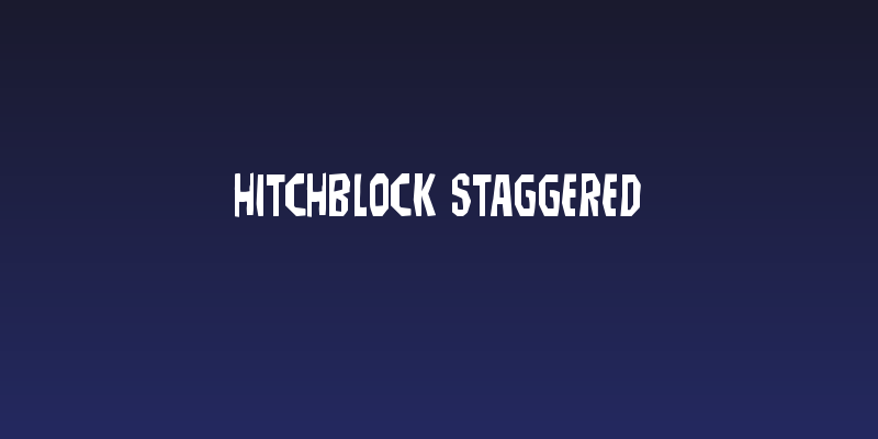 Hitchblock Staggered Social Header