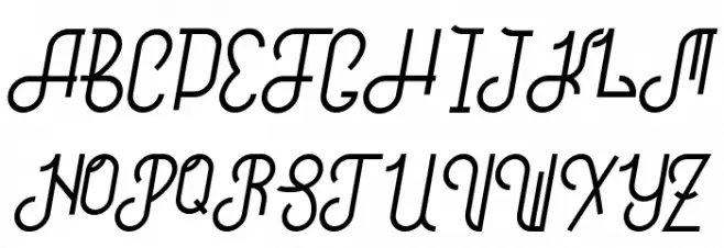 Hitchhiker b Font Litere mari