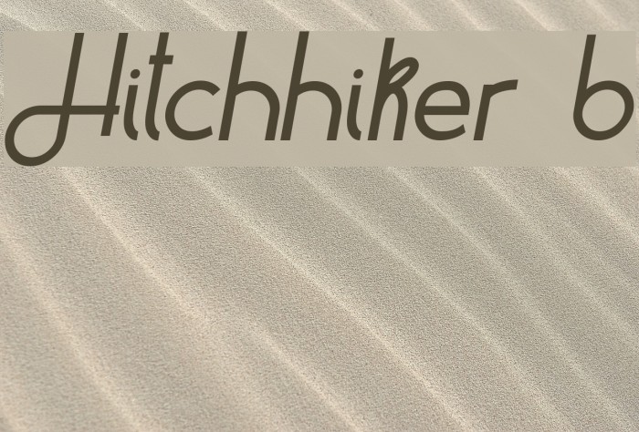 Hitchhiker b Example 1