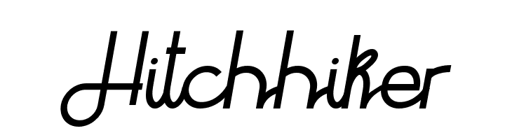 Hitchhiker  font caratteri gratis