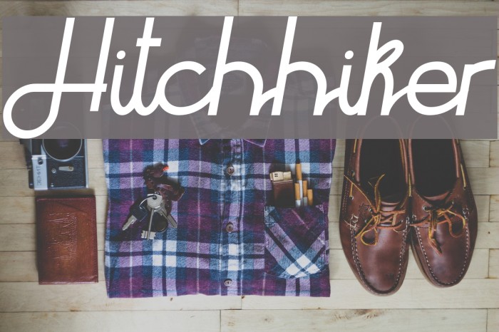 Hitchhiker Font examples