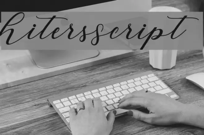 HitersScript Font examples