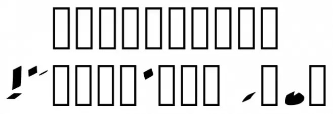 Hititte Arrow Regular Font OTHER CHARS