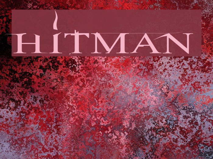 Hitman Font examples