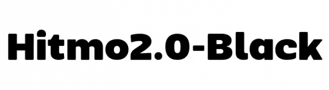 Hitmo2.0-Black  Frei Schriftart Herunterladen