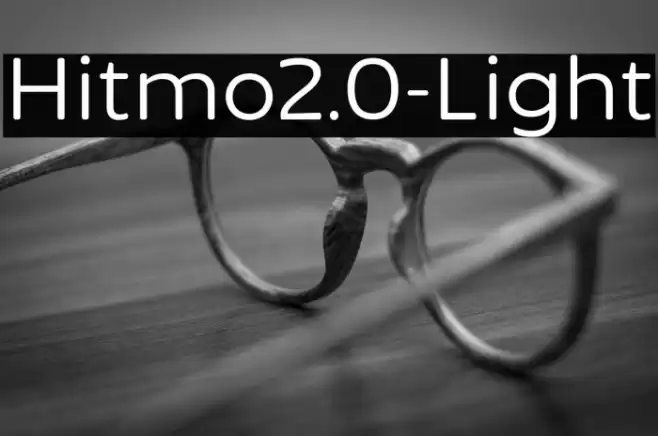 Hitmo2.0-Light Font examples