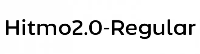 Hitmo2.0-Regular  les polices de caractères gratuit tlcharger