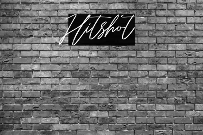 Hitshot 字体 examples