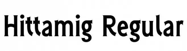 Hittamig Regular  Fuentes Gratis Descargar