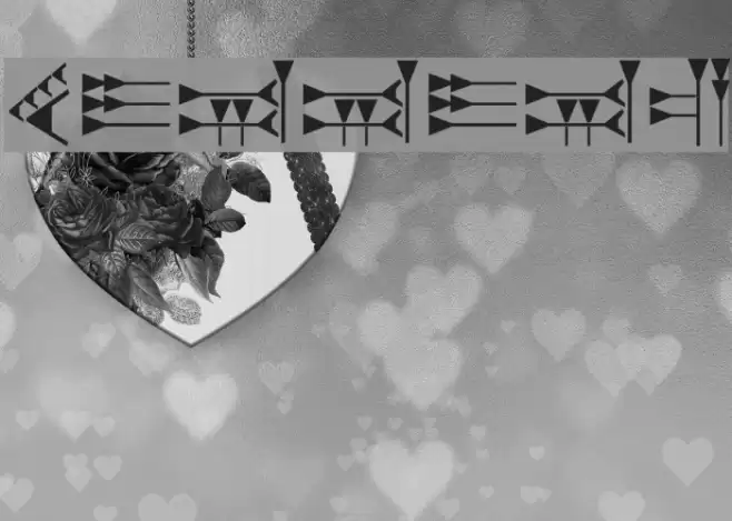 Hittite Font examples