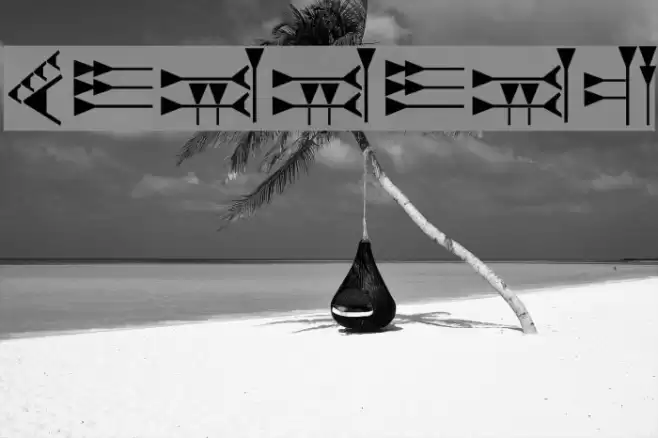 Hittite Font examples