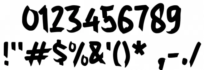 Hitto Sushi Font OTHER CHARS