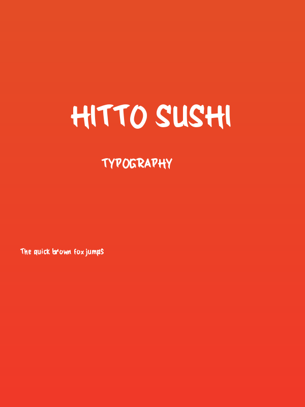 Hitto Sushi Poster