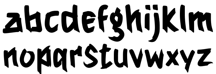 Hitto Sushi Font LOWERCASE