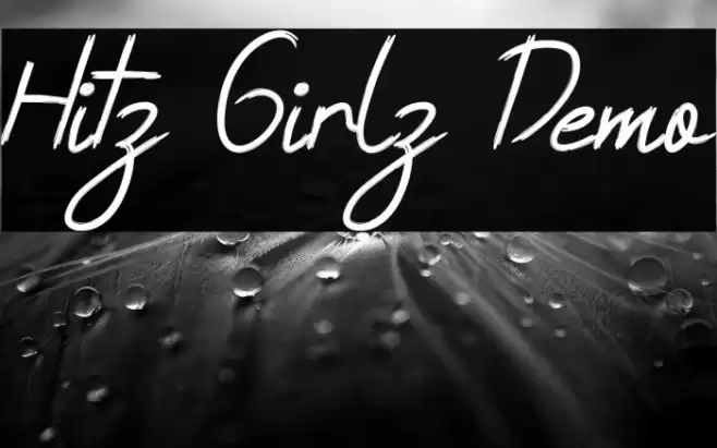 Hitz Girlz Demo Font examples