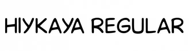 Hiykaya Regular  Frei Schriftart Herunterladen