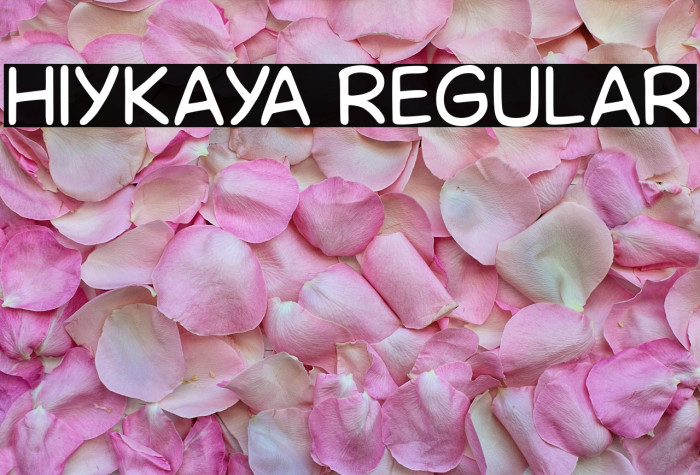 Hiykaya Regular Example 1