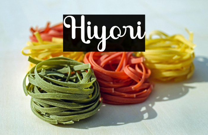 Hiyori Example 1