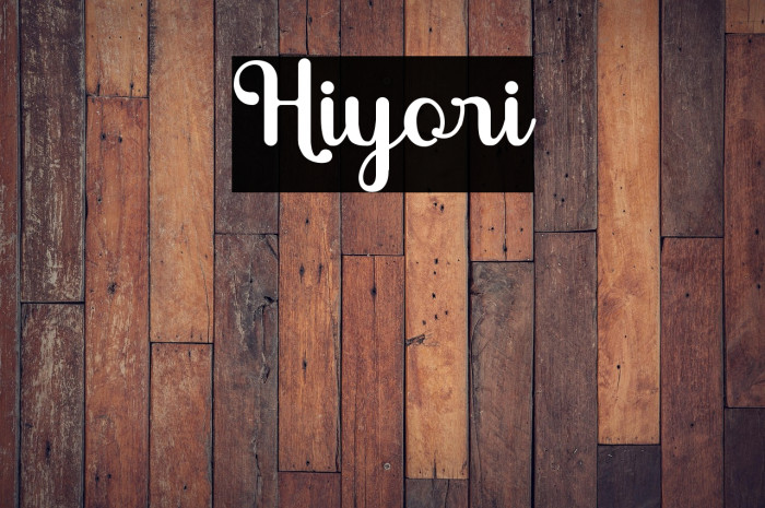Hiyori Example 3