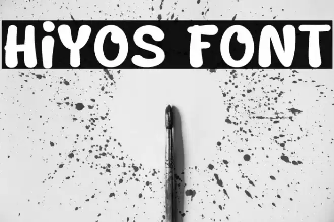Hiyos Font examples