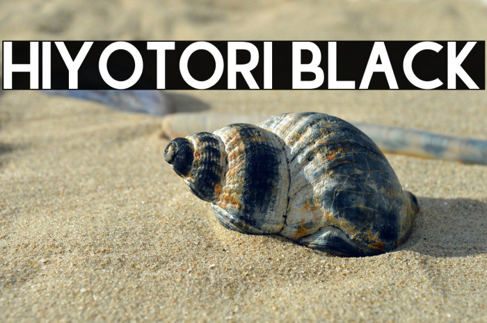 Hiyotori Black Example 3