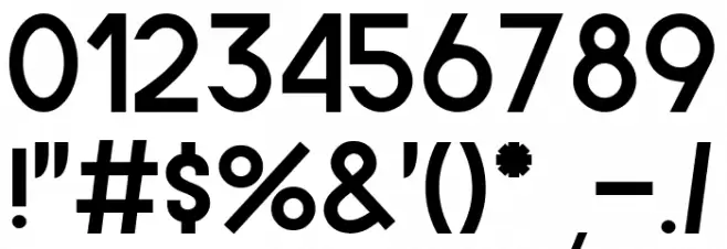 Hiyotori Bold Font OTHER CHARS