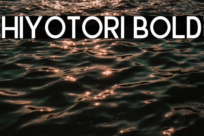 Hiyotori Bold Example 2