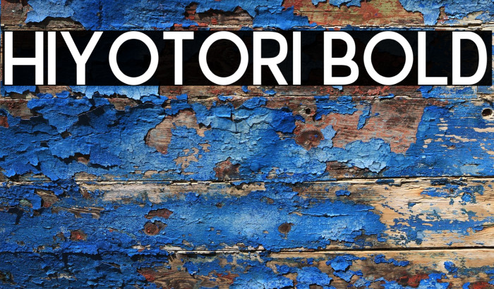 Hiyotori Bold Example 3