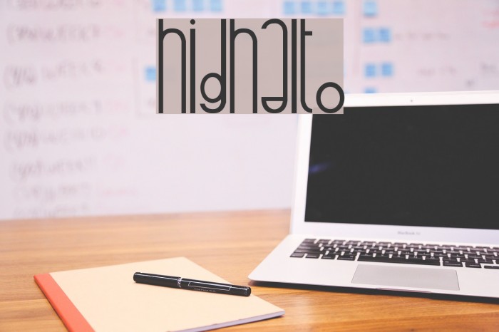 highalto Font examples