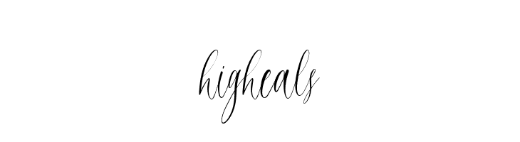 higheals  नि: शुल्क फ़ॉन्ट्स डाउनलोड